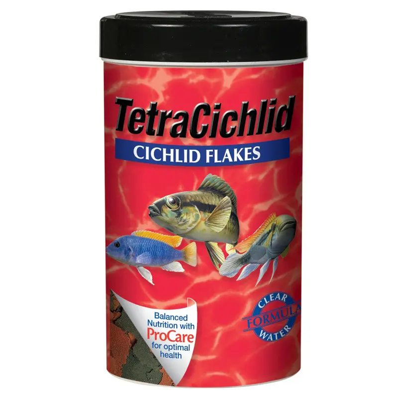 Tetra TetraCichlid Flakes Fish Food 5.65 oz