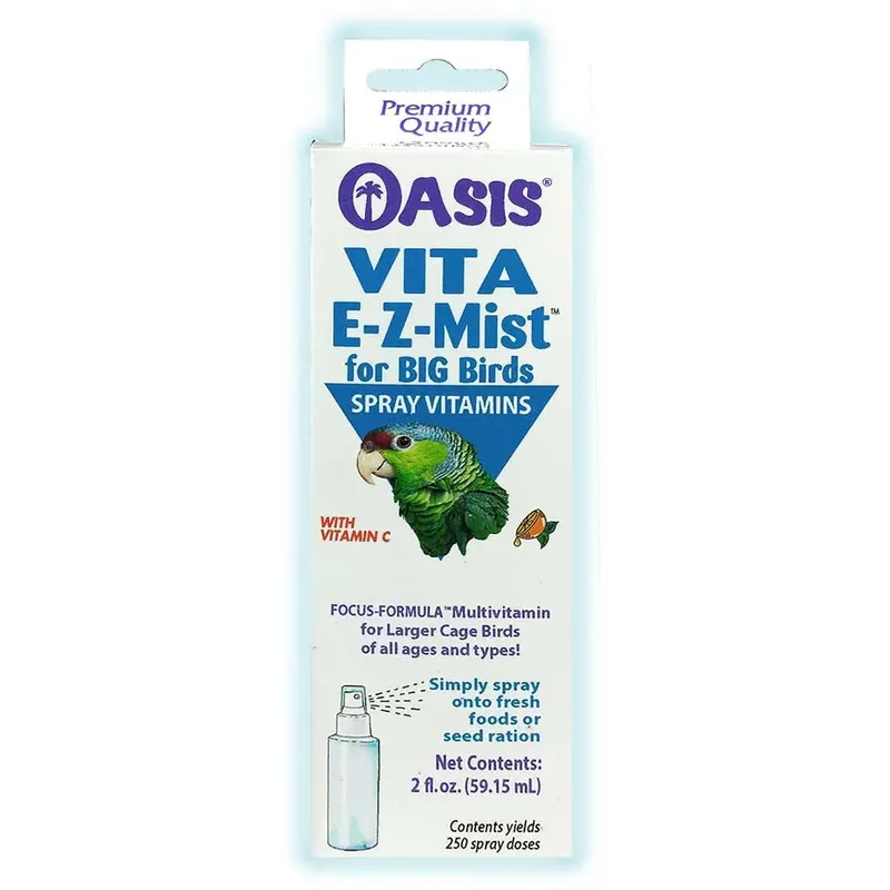 Oasis VITA E-Z-MIST Multivitamin Spray for Big Birds 2 fl. oz