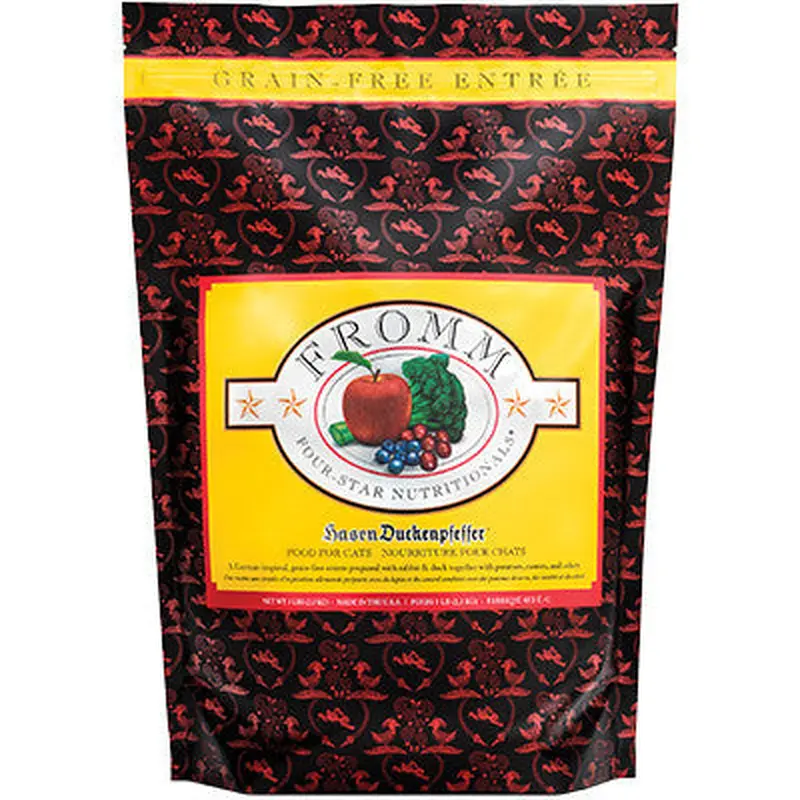 Fromm Four-Star Hasen Duckenpfeffer Recipe Cat Food 4 lb
