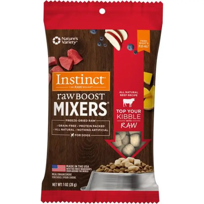 Nature's Variety Instinct Raw Boost Mixers Beef Dog 32/ 1 oz 