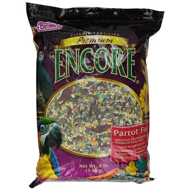 FM Brown's Encore Premium Parrot Food 8lb C=4 