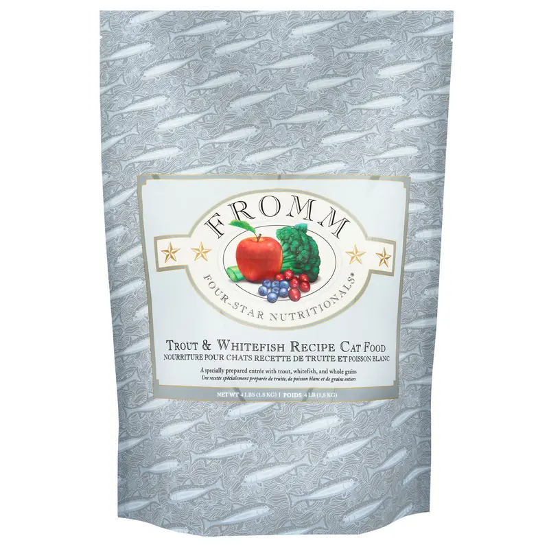 Fromm Four-Star Trout & Whitefish Recipe Cat Food 4 lb