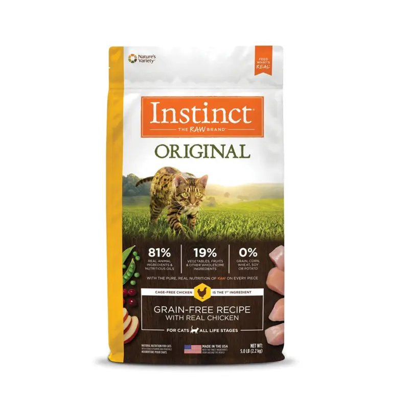 Instinct Original Grain Free Dry Cat Food - Chicken - 5lb Bag