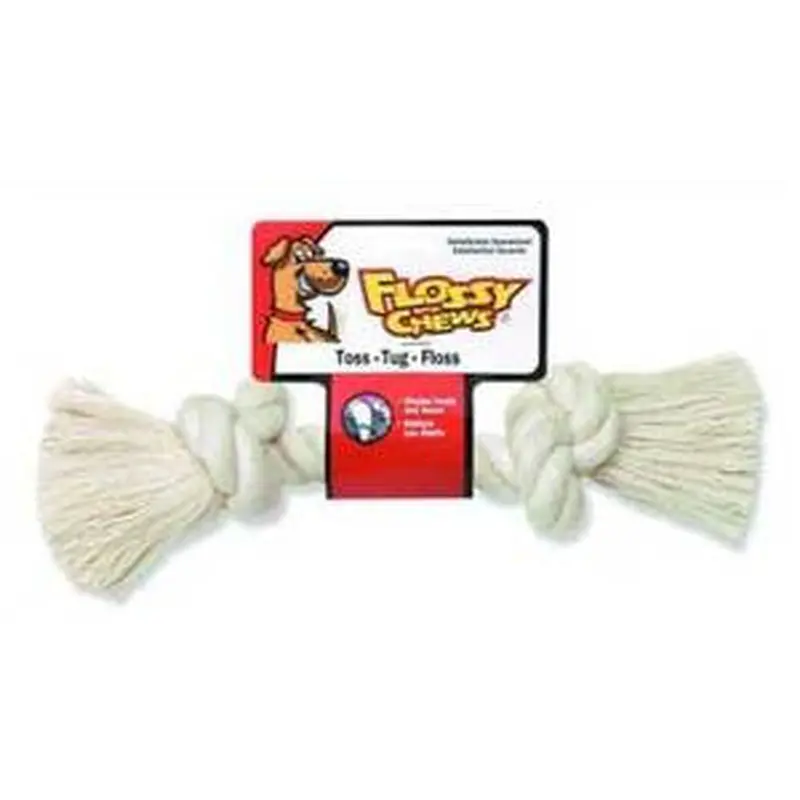 Mammoth Chew Rope Bone Small White 