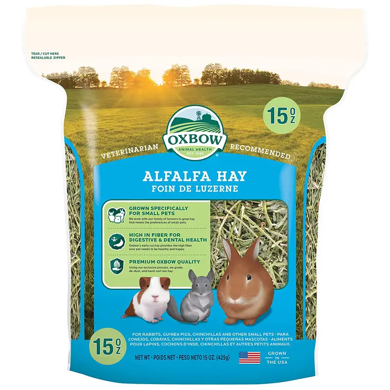 Oxbow Alfalfa Hay Small Mammal Food 15oz