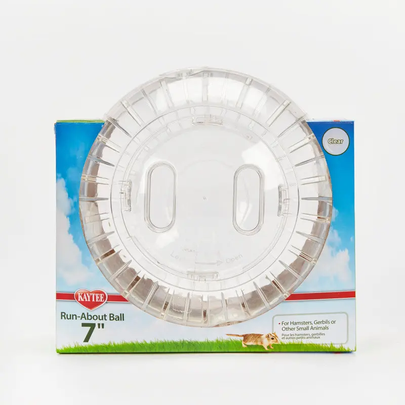 Kaytee Run-About Ball Clear With Bonus 7 Inches