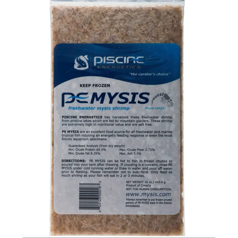 Piscine Energetics PE Mysis Frozen Fish Food 16 oz SD-5