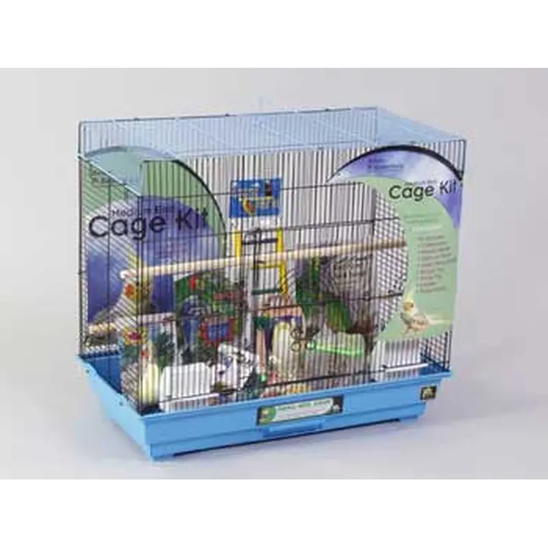 Prevue Pet Products Cage Cockatiel Flight Black and Blue 26x14-108299 