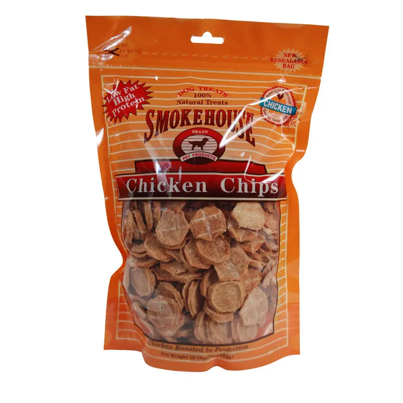 Smokehouse Chicken Chips Dog Treat SM 16oz
