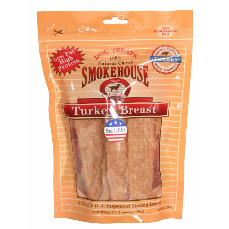 Smokehouse USA Made Turkey Breast Dog Treat 6 oz