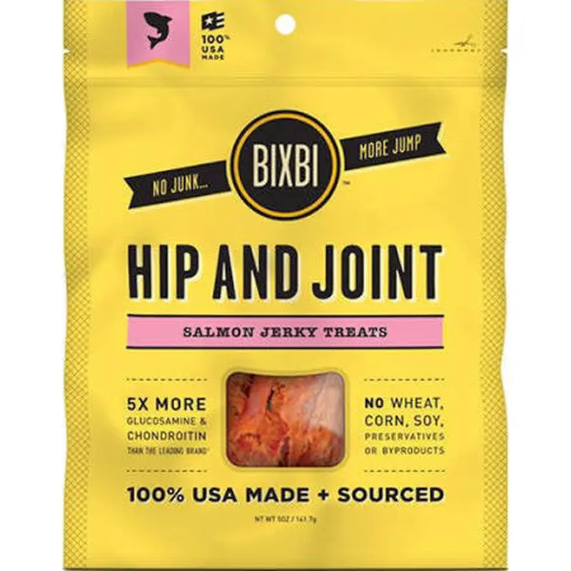 Bixbi Dog Hip & Joint Salmon Jerky 5oz 