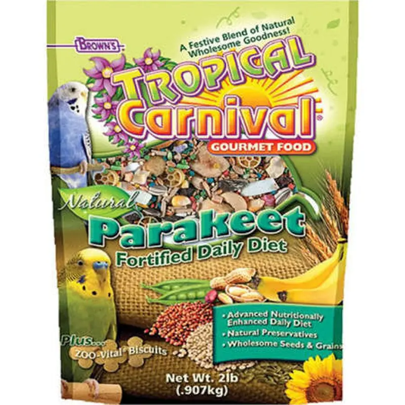 F.M. Brown's Tropical Carnival Natural Keet Food 2lbc=6 