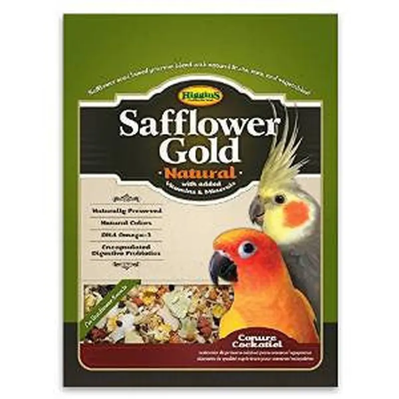Higgins Safflower Gold Conure/Cockatiel 3lb 