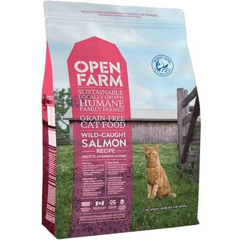 Open Farm Cat Wild Caught Salmon 4lb 