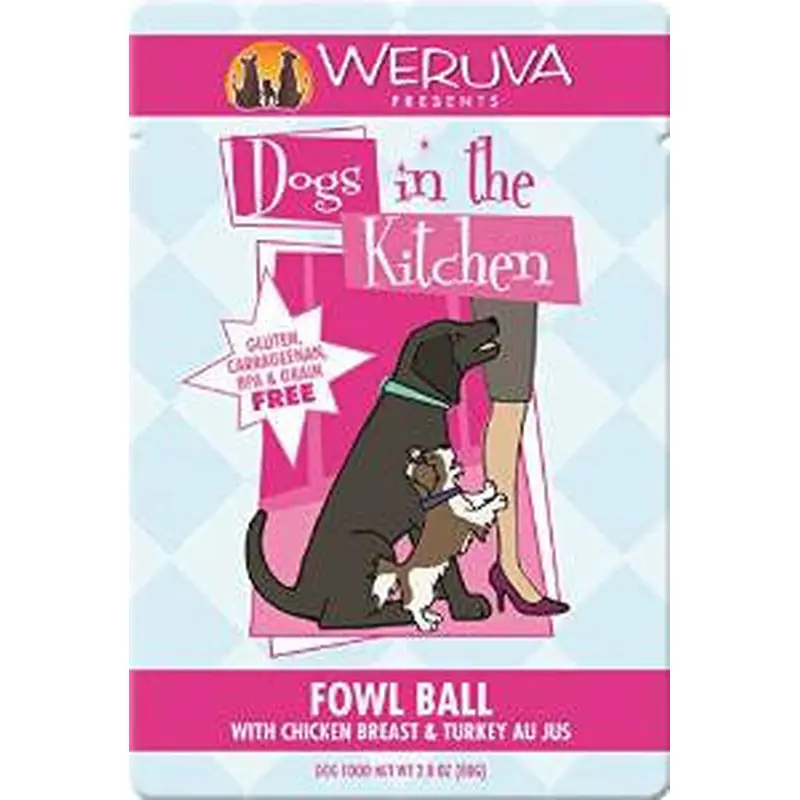 Weruva Fowl Ball Chicken /tky 12/2.8z 