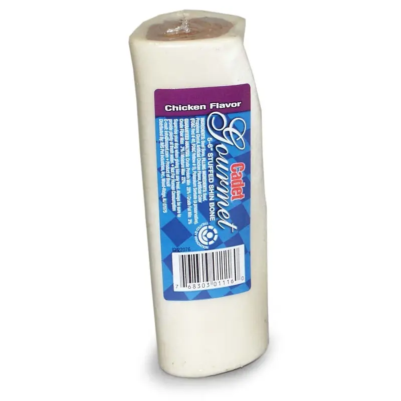 Cadet Stuffed Shin Bone Chicken Flavor Shrink Wrapped 5-6in