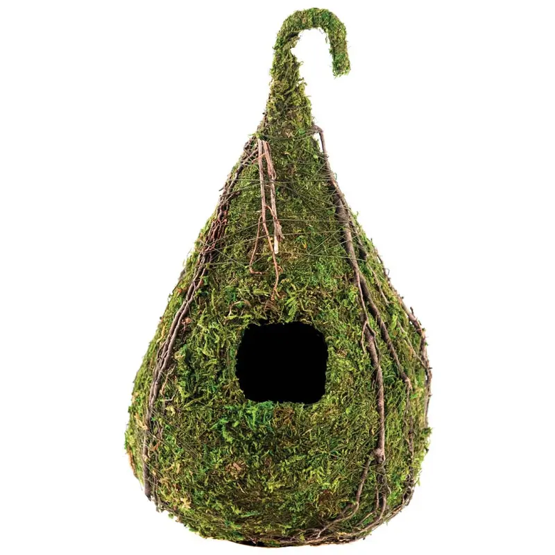 Galapagos Raindrop Deco Birdhouse Fresh Green 6inX10in