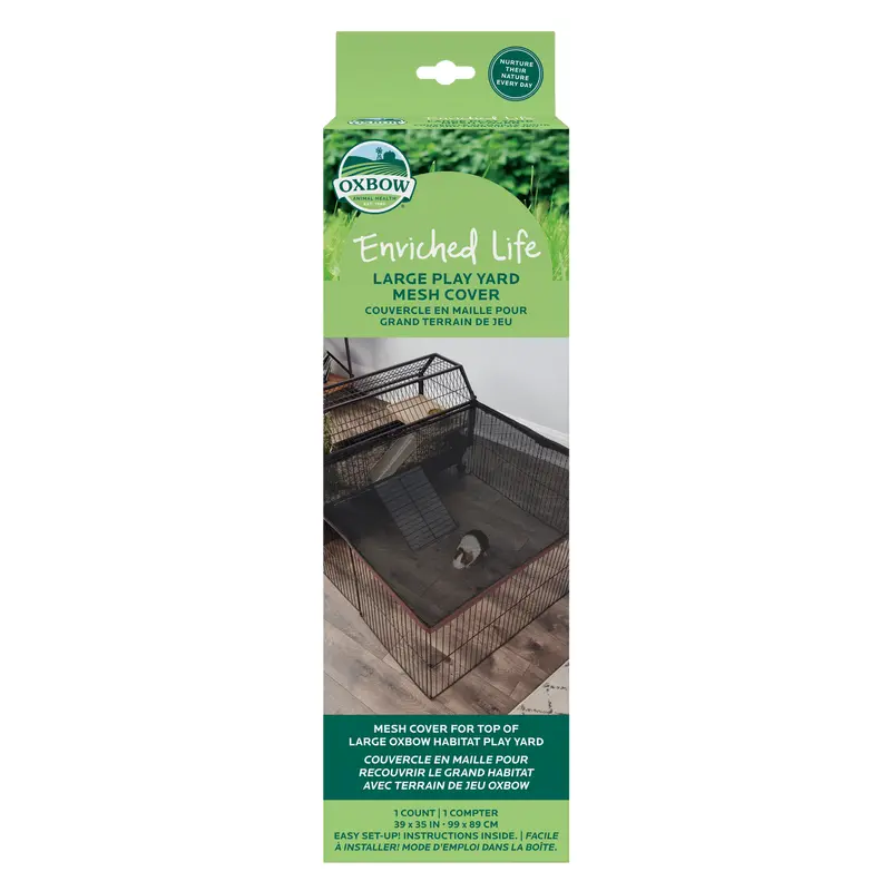Oxbow Animal Health Enriched Life Play Yard Mesh Cover LG