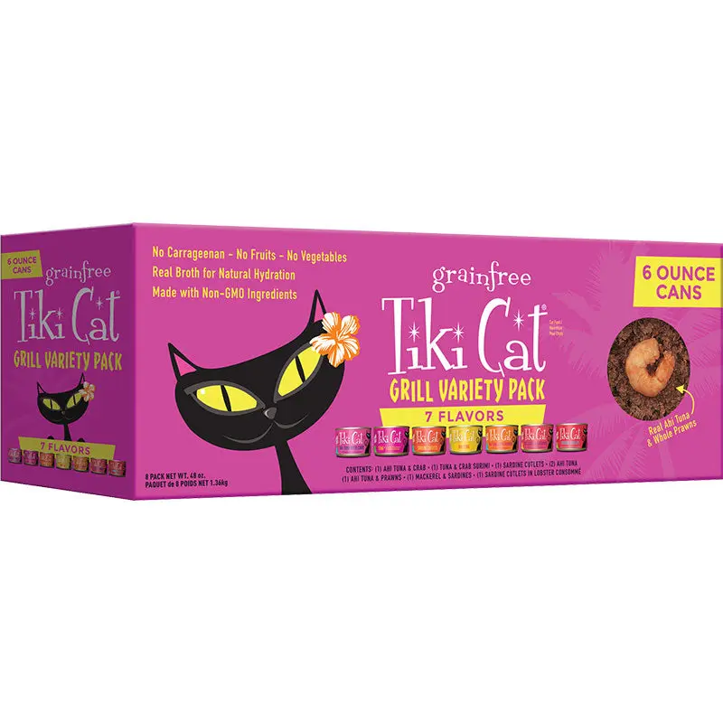 Tiki Cat Grill Variety 8 / 6 oz 