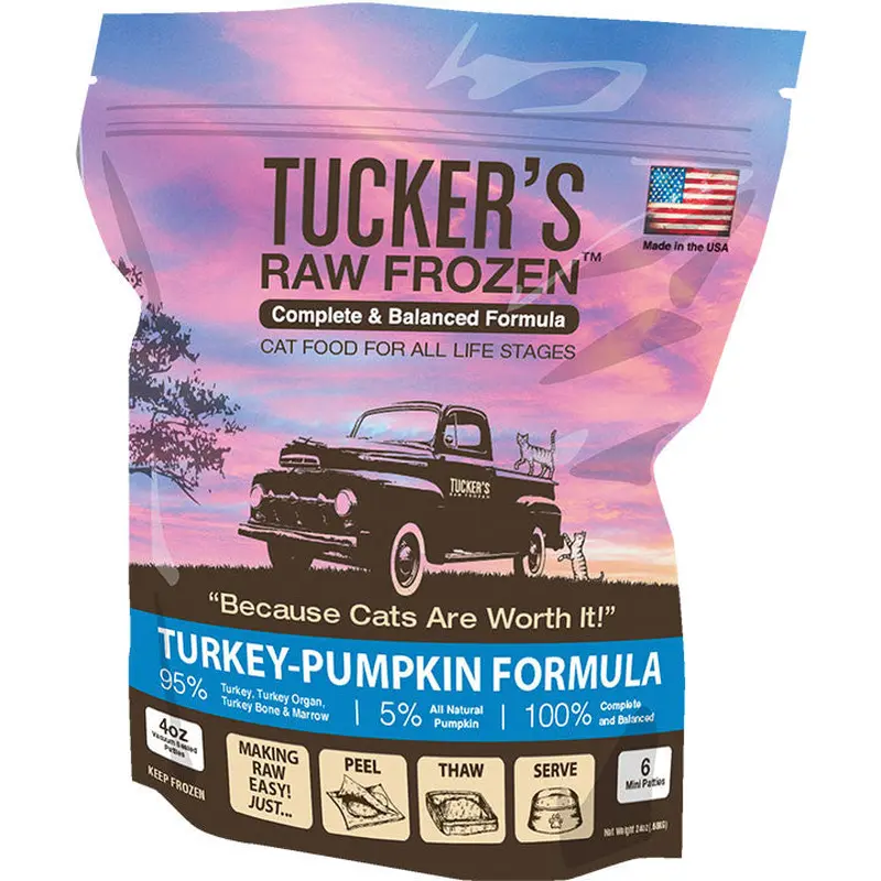 Tucker's Cat Frozen Turkey & Pumpkin 24oz