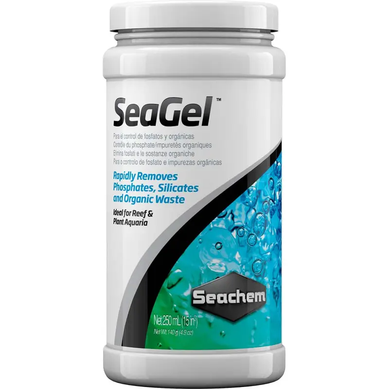 Seachem SeaGel Phosphate, Silicate, and Organic Waster Remover 250 ml