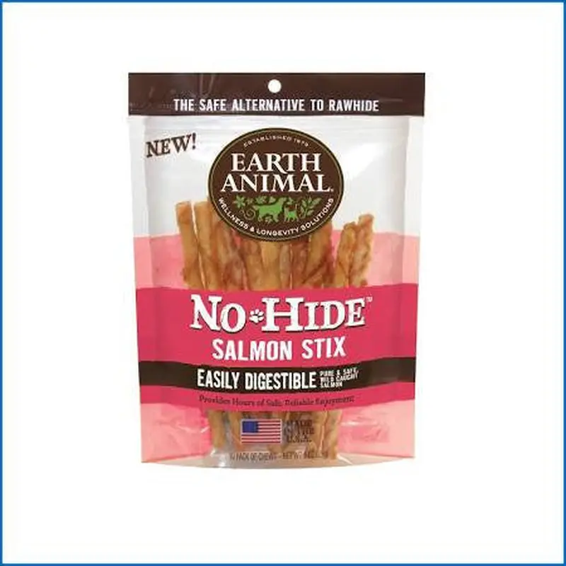 Earth Animal Dog No Hide Salmon Small 10pk 