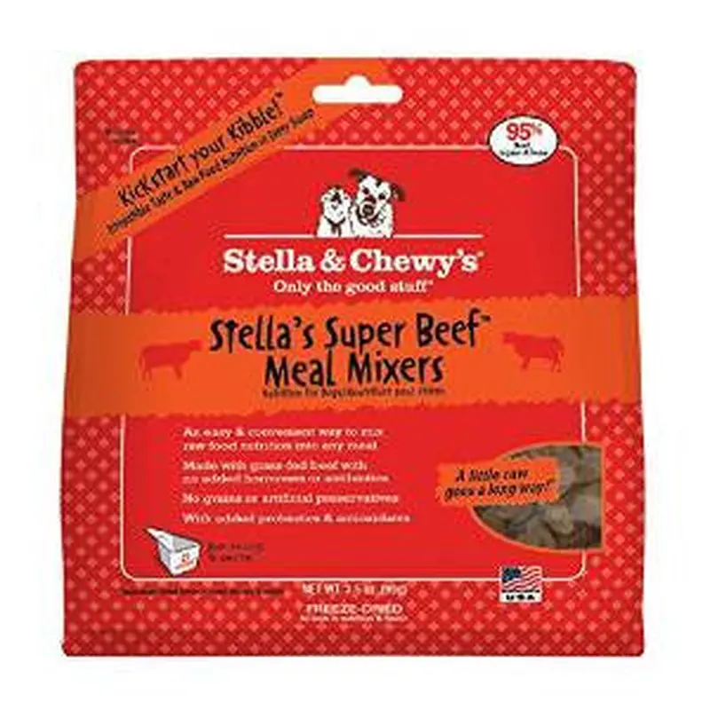 Stella & Chewy's Freeze-Dried Stella's Super Beef Meal Mixers - 3.5 oz. 
