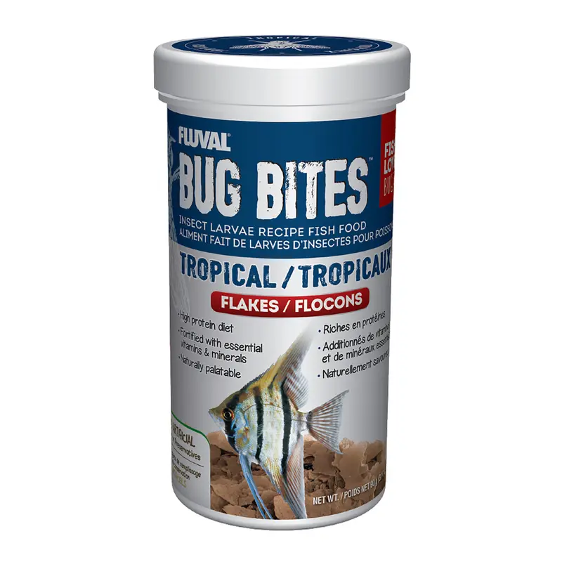Fluval Bug Bites Tropical Flakes 3.17 oz
