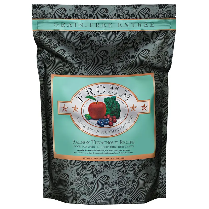 Fromm Four-Star Salmon Tunachovy Recipe Cat Food 4 lb