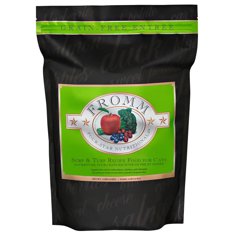 Fromm Four-Star Surf & Turf Recipe Cat Food 4 lb