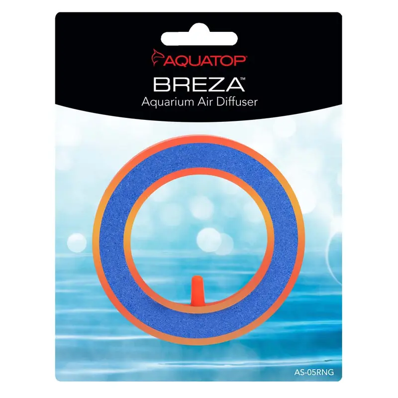 Aquatop Ring Air Stone Orange, Black 5 in