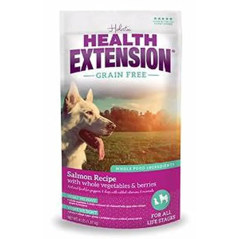 Health Extension Grain Free Salmon Recipe Dry Dog Food-23.5-lb-