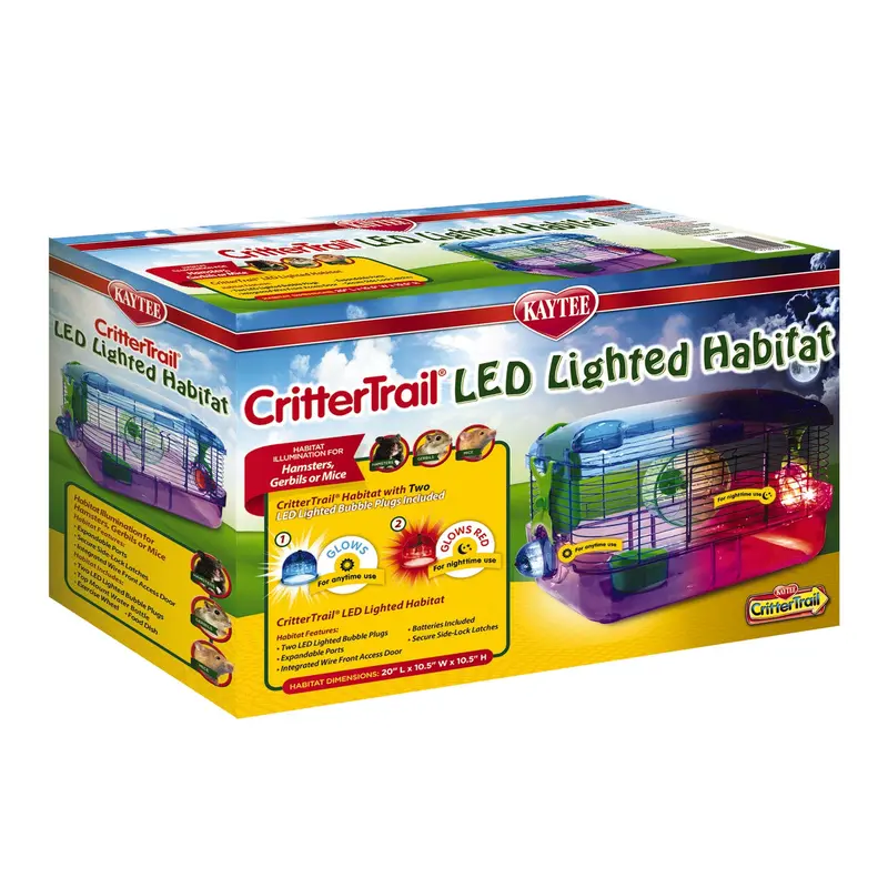 Kaytee CritterTrail Led Light Habitat