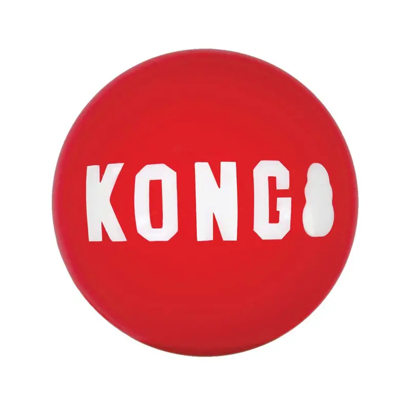 KONG Signature Ball Dog Toy Red LG