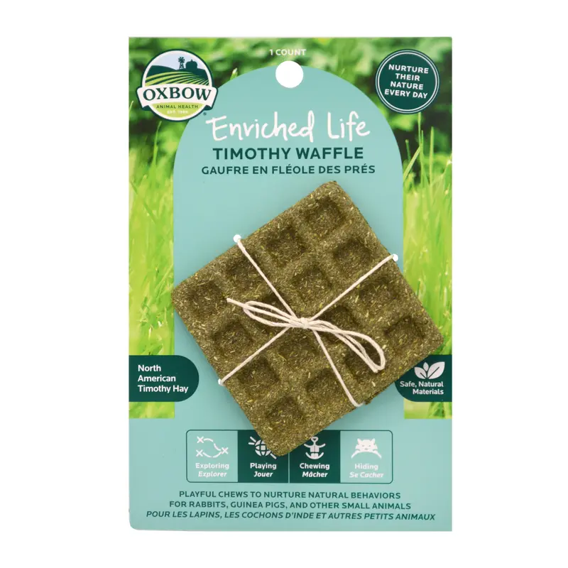 Oxbow Animal Health Enriched Life Timothy Waffle Small Animal Chew One Size (DD)