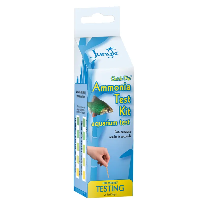 Jungle Laboratories Quick Dip Ammonia Test Kit for Freshwater and Saltwater Aquarium