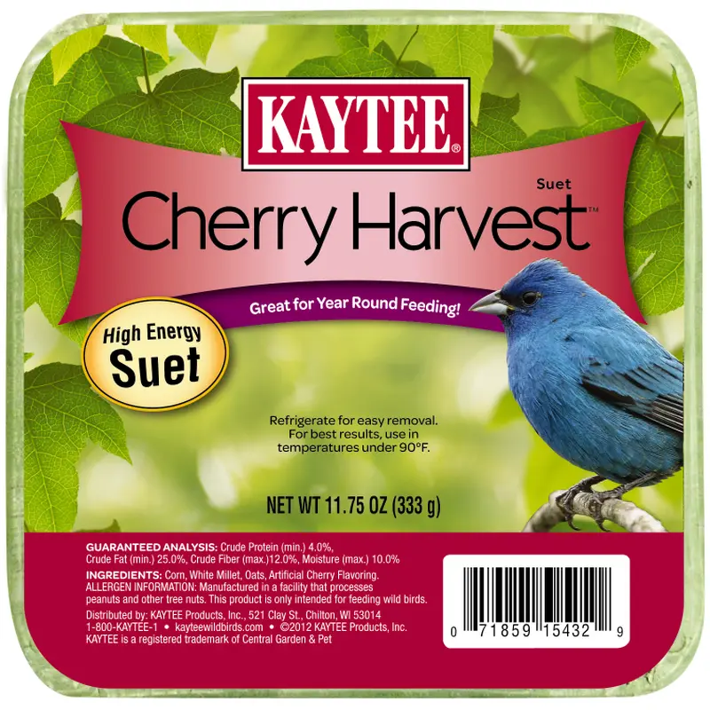 Kaytee Cherry Harvest High Energy Suet 11.75 Ounces