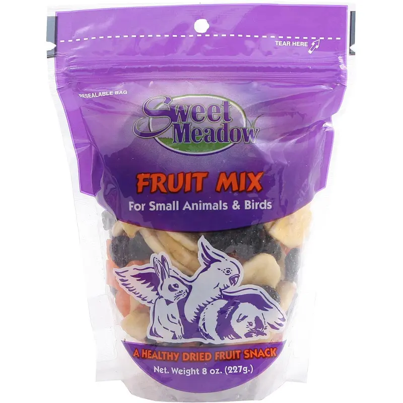 Sweet Meadow Farm Fruit Mix Treat for Small Animals 8 oz
