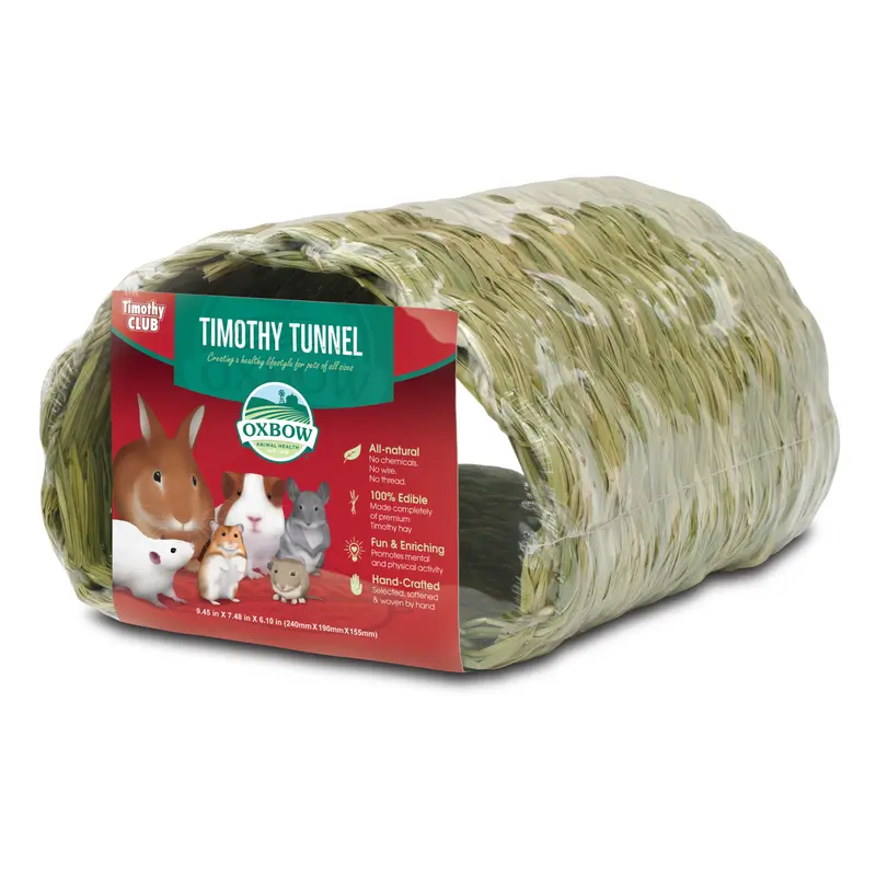 Oxbow Animal Health Timothy CLUB Timothy Hay Small Animal Tunnel Tan One Size
