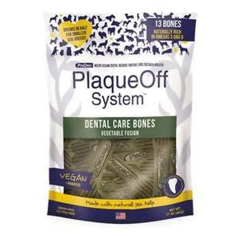 Proden Dog Plaqueoff Dental Bones Vegetable 17oz 