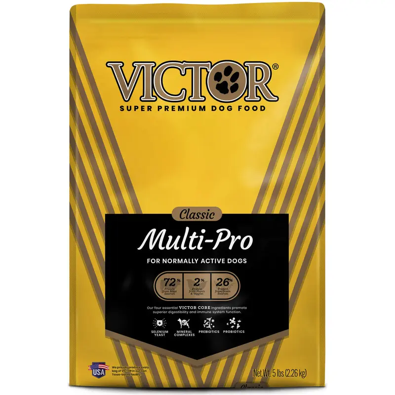 Victor Super Premium Dog Food Classic Multi Pro Dry Dog Food Beef 5lb