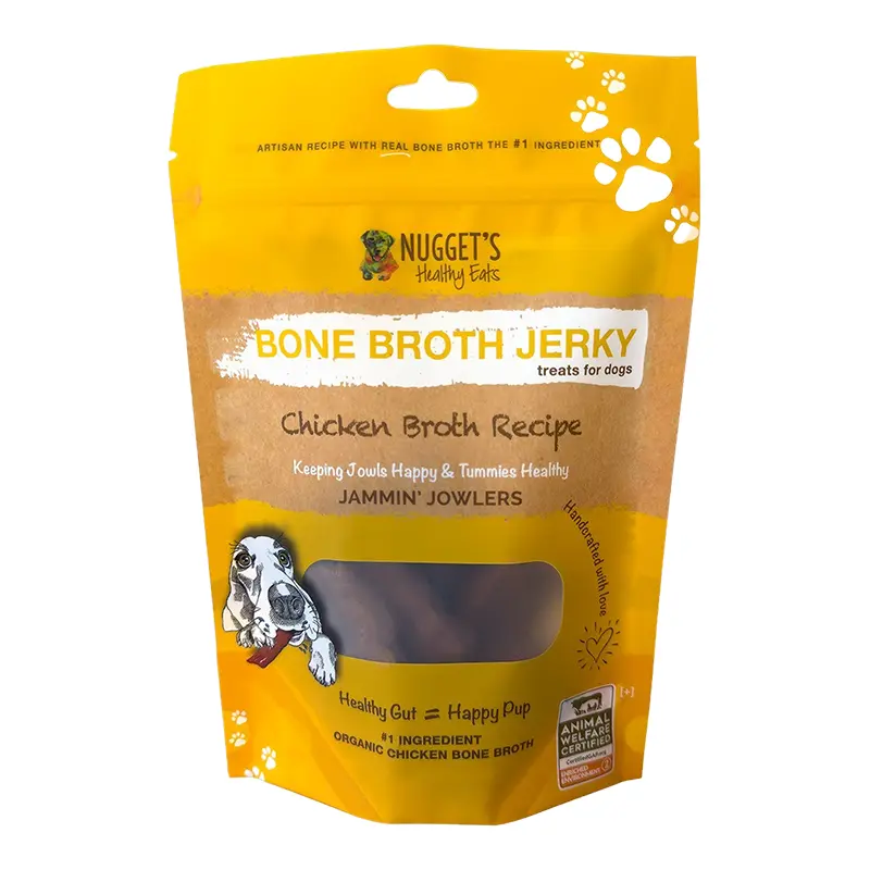 Nuggets Healthy Eats Dog Jammin Jowlers Chew Chicken 10oz (D)