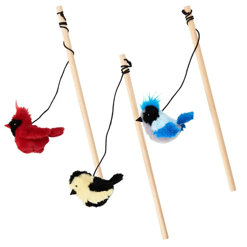 Spot Songbird Teaser Wand Cat Toy Assorted 16 in