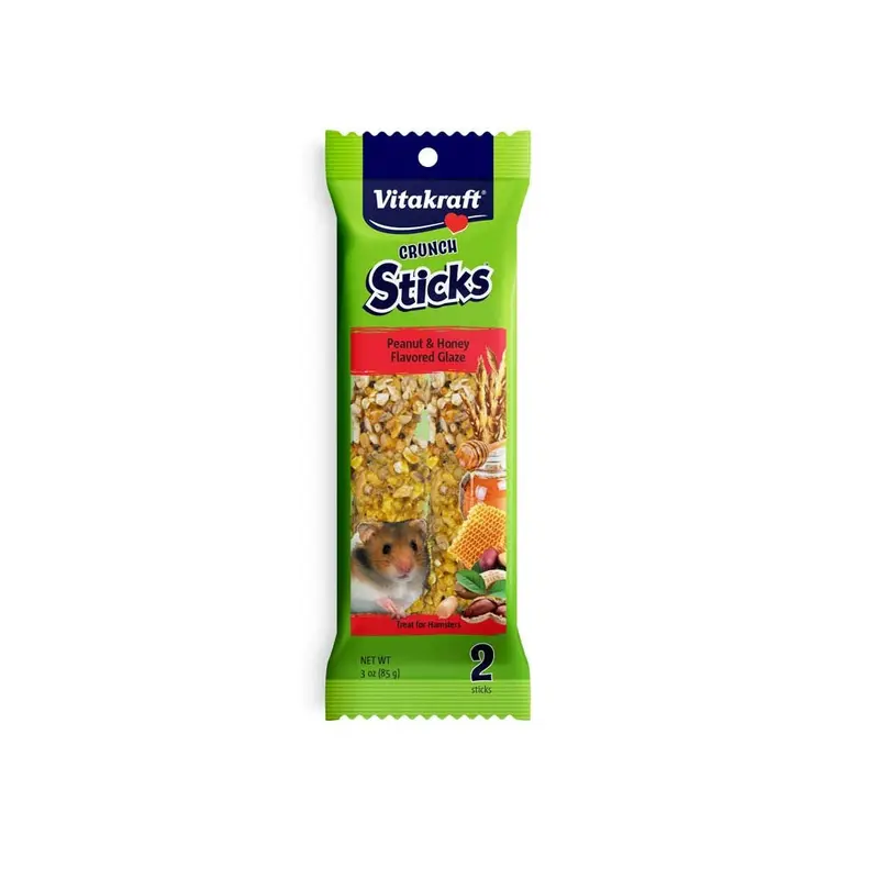 Vitakraft Crunch Sticks Hamster Treats Peanut & Honey 3 oz 2 ct