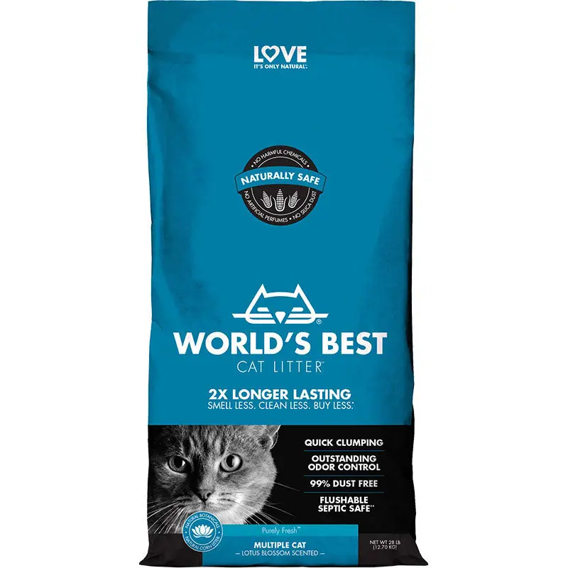 World's Best Cat Multi Cat Lotus 28lb