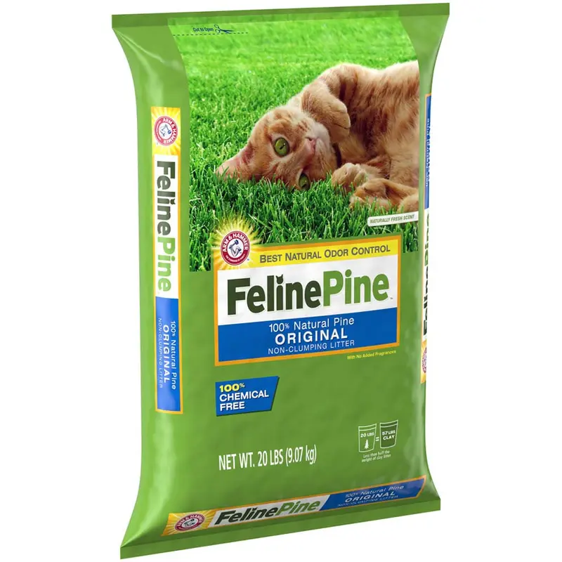 Feline Pine Original Non-Clumping Cat Litter 20 lb