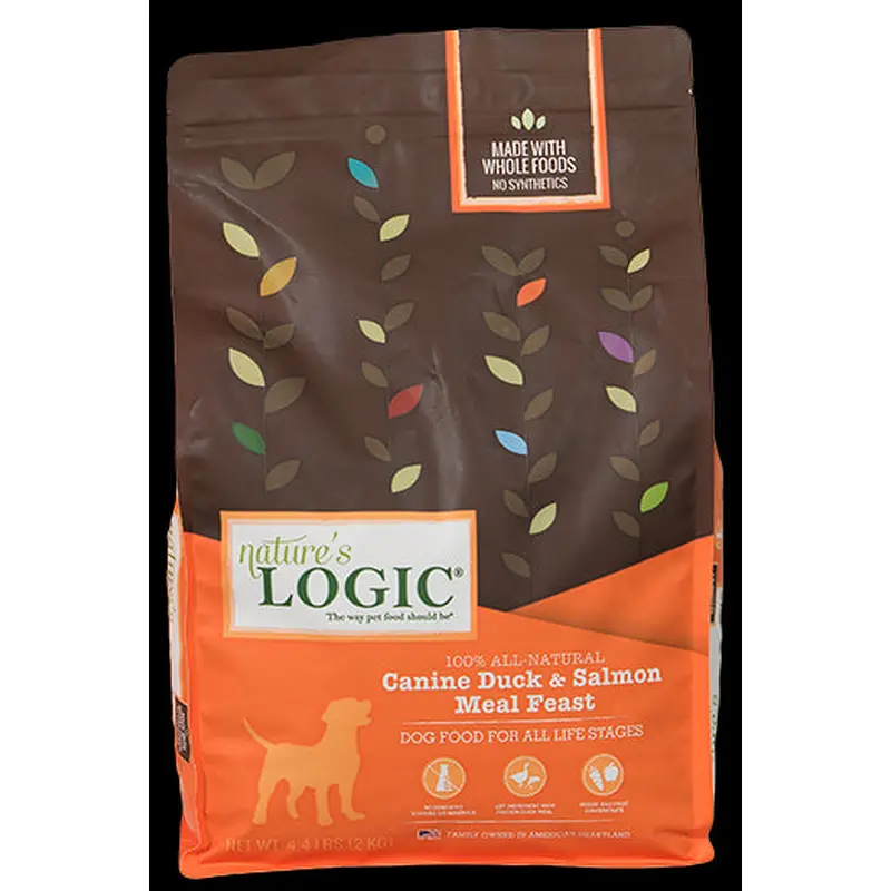 Nature's Logic Duck & Salmon Meal Feast Dry Dog Food 26.4lb