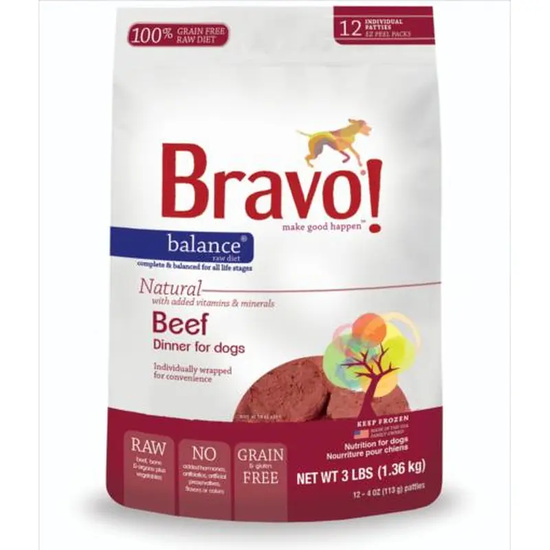 Bravo! Beef Balance Burgers 3 lb. SD-5 