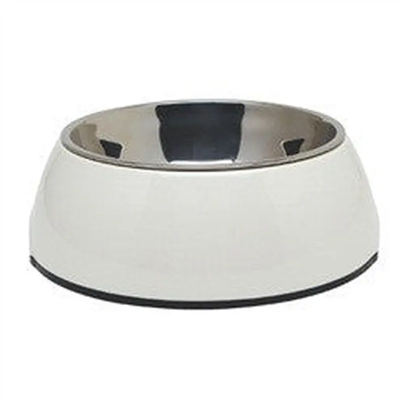 Hagen Dogit 2 In 1 Durable Bowl Medium White 73551