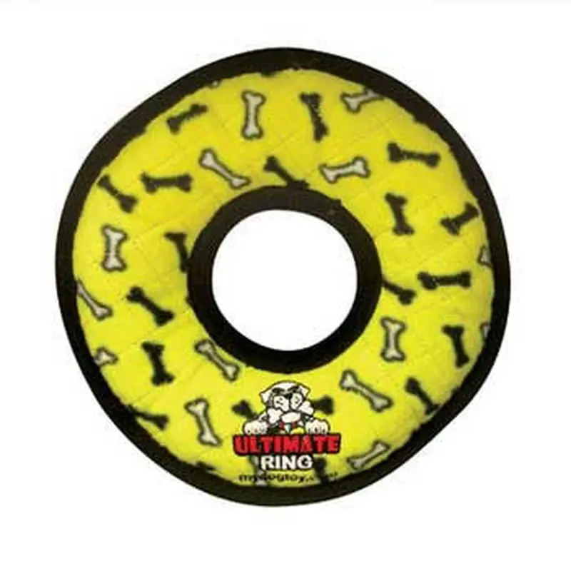 Vip Products Tuffy's Ultimate Ring Yellow Bone Print 